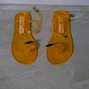Katy Perry peach sandals